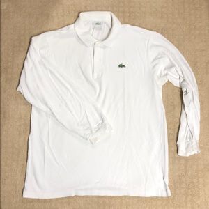 Vintage Lacoste long sleeve Polo - Sz 5 (M)